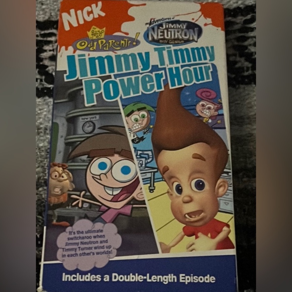 Preowned Nickelodeon Jimmy Timmy Power Hour VHS 2004 Rare VHS ๐ผ. - Picture 3 of 17